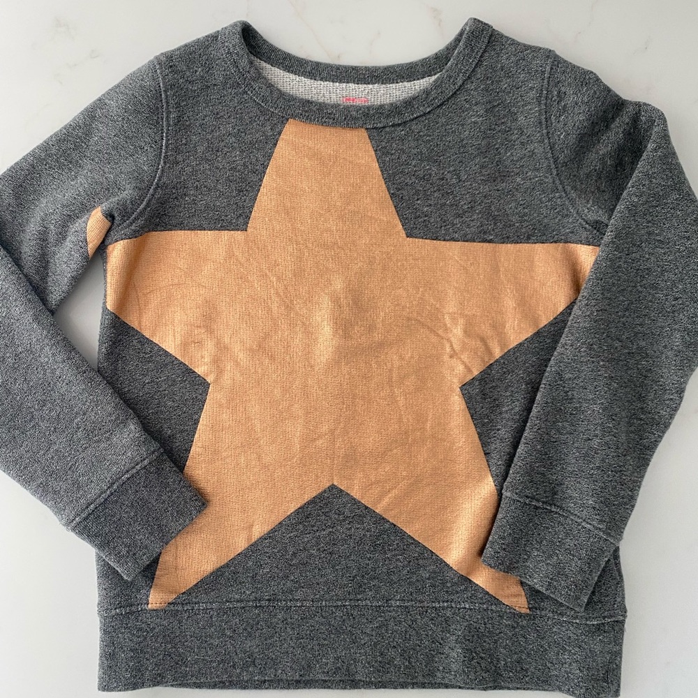❤️Crewcuts❤️Collectible Rose Gold Star Sweatshirt